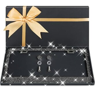 AUJEN Bling License Plate Frame - Sparkly License Plate Holder Review